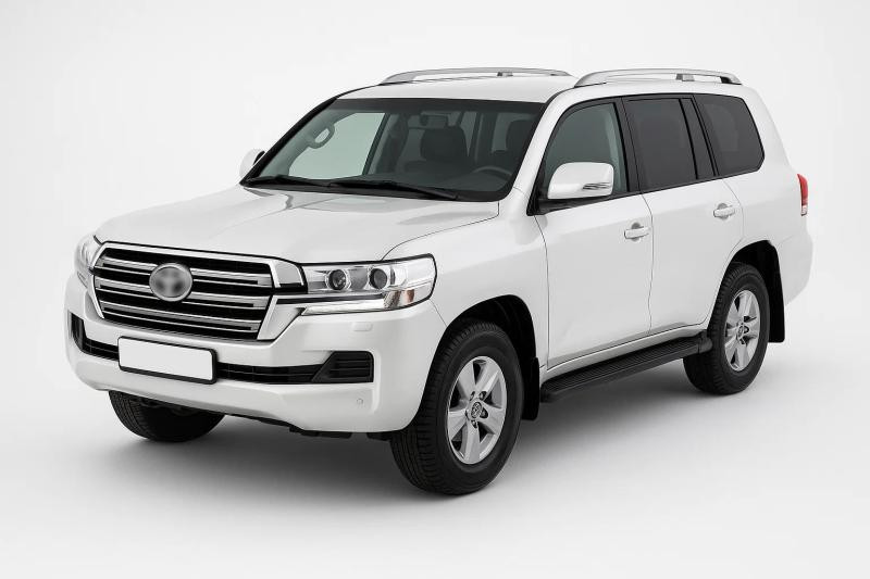 Купить Рейлинги оригинальный дизайн Grey (2 шт) для Toyota Land Cruiser 200