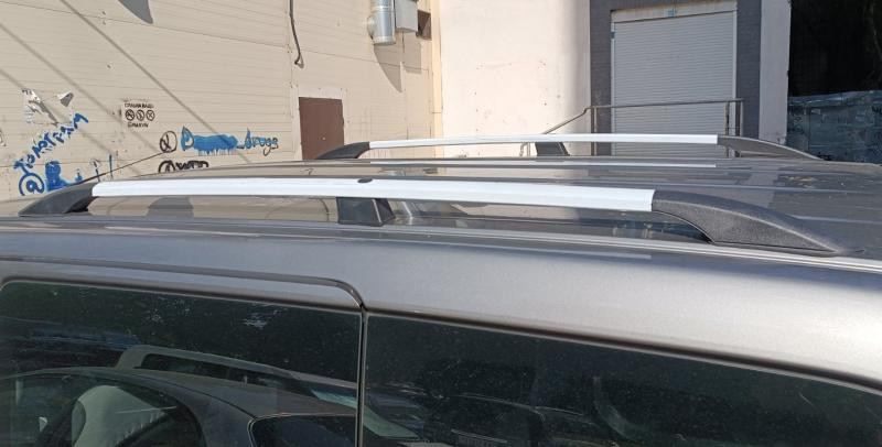 Купить Рейлинги ХРОМ 164 см, Чугунные ножки для Nissan NV200 2009- гг