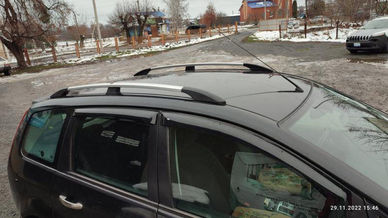 Купити Рейлінги Хром Пластикові ніжки для Ford C-Max 2004-2010 рр