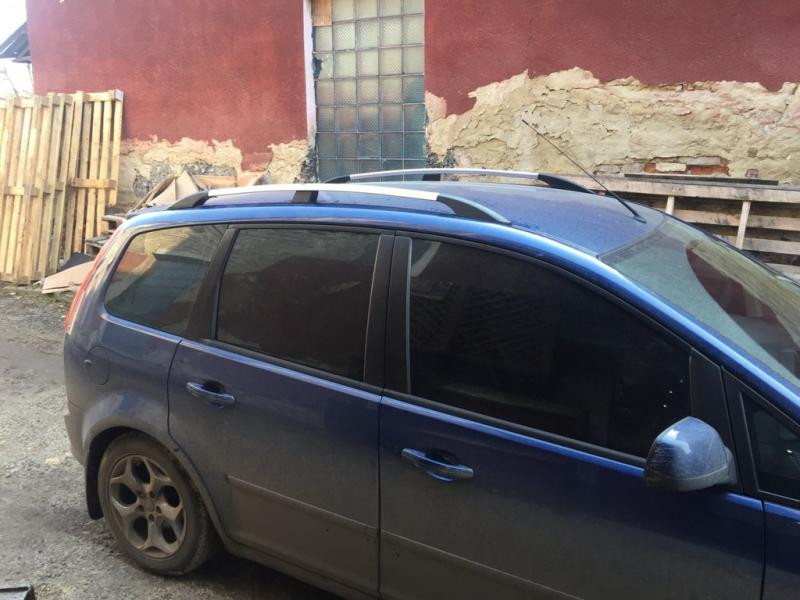 Купити Рейлінги Хром Пластикові ніжки для Ford C-Max 2004-2010 рр