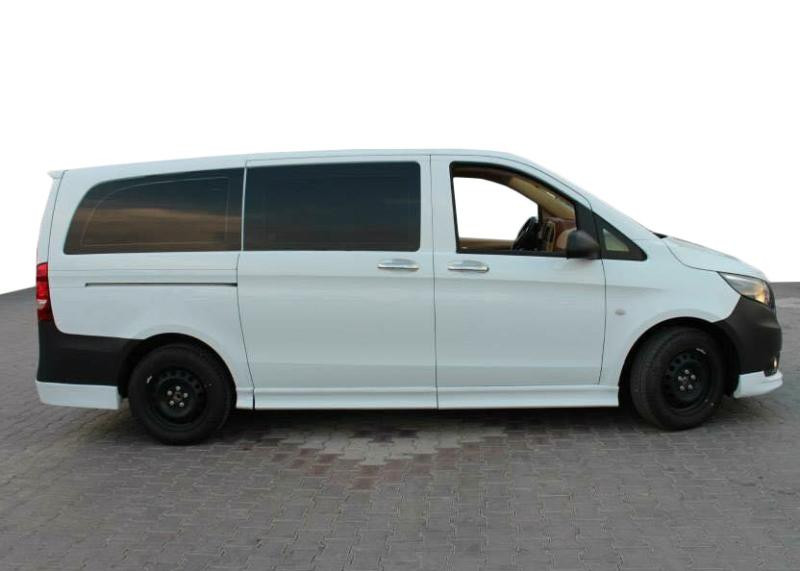 Купить Боковые пороги (под покраску) ExtraLong, 2 сдвижных двери для Mercedes Vito/V-class W447 2014- гг