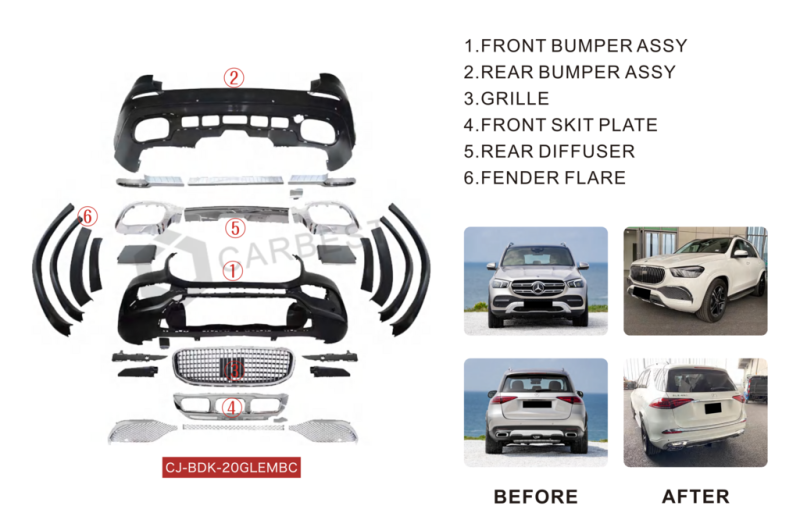 Купить Комплект обвесов Maybach для Mercedes GLE W167