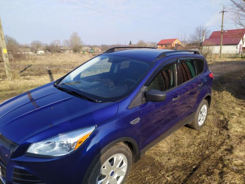 Купить Рейлинги Skyport (черные) для Ford Kuga/Escape 2013-2019 гг