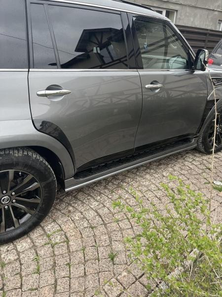 Купить Боковые пороги Nismo (2 шт., алюминий) для Nissan Armada 2016-2024 гг