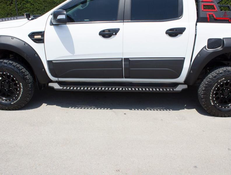 Купить Силовые пороги Dakar V1 (2 шт, металл) для Renault Duster 2018-2024 гг