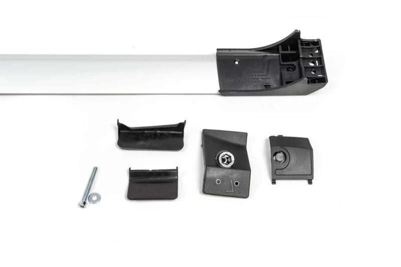 Купить Перемычки на рейлинги без ключа Flybar V1 (2 шт) до 110 см, Серый для Volkswagen Touareg 2002-2010 гг