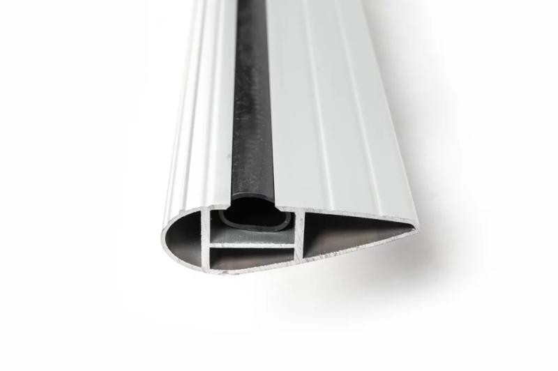 Купить Перемычки на рейлинги без ключа Flybar V1 (2 шт) до 110 см, Серый для Volkswagen Touareg 2002-2010 гг