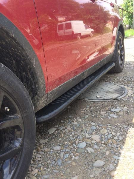 Купити Бокові пороги Bosphore Black (2 шт., Алюміній) 2019-2025 для Land Rover Discovery Sport