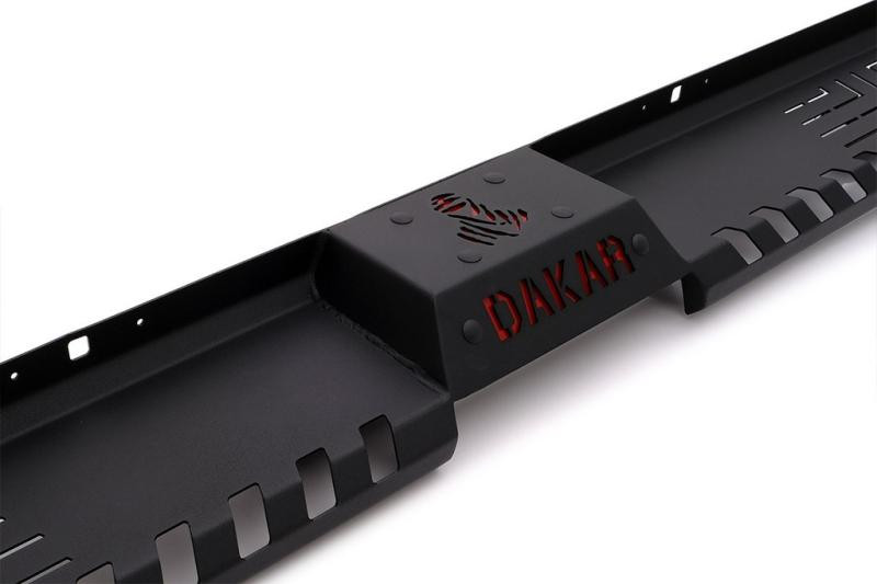 Купити Бокові пороги Dakar V2 без LED (2 шт, метал) для Nissan Navara/NP300 2016- рр