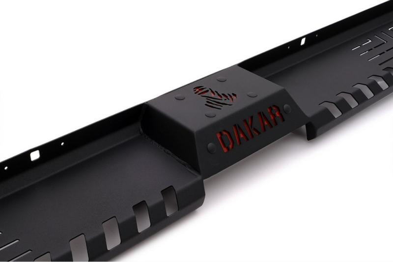 Купить Боковые пороги Dakar V2 без LED (2015-2019, 2 шт, металл) для Mitsubishi L200