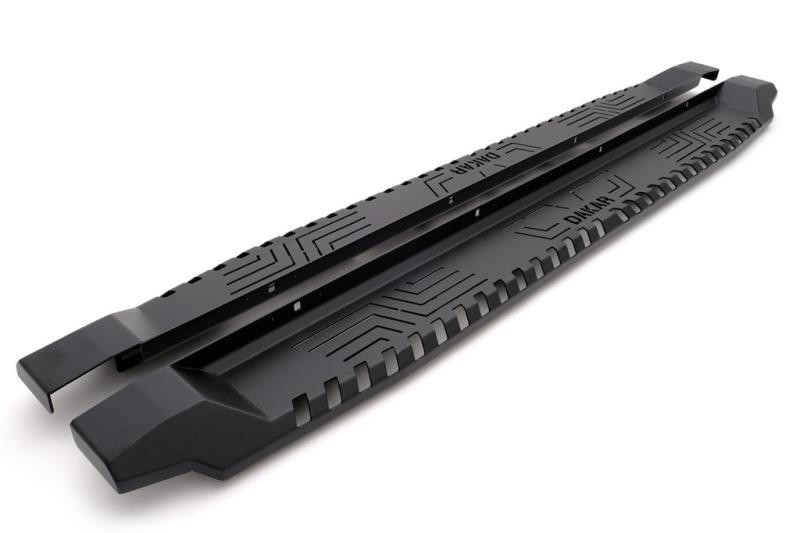 Купити Боковые пороги Dakar V1 без LED (2 шт, металл) для Isuzu D-Max 2002-2011 рр