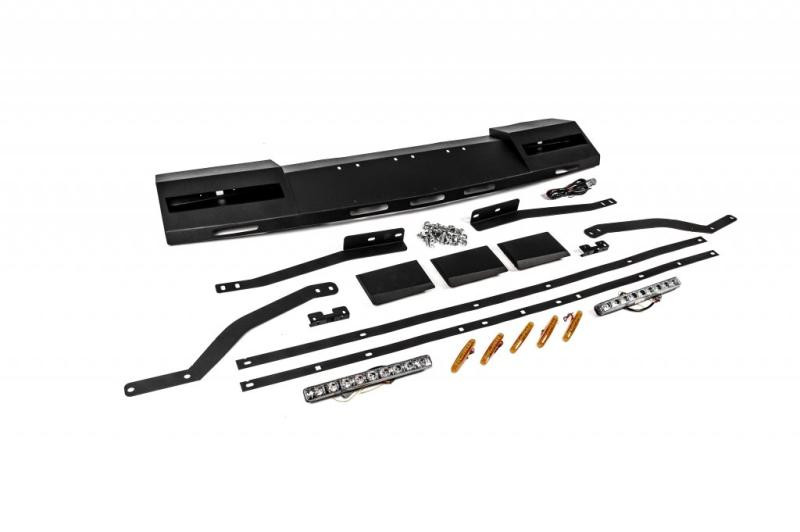 Купить Козырек лобового стекла под багажник DAKAR (LED) для SsangYong Musso ІІ 2018- гг