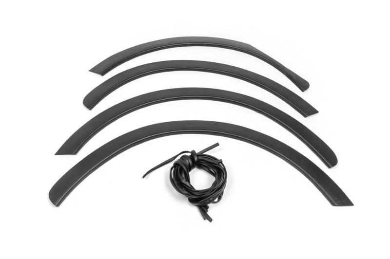 Купить Накладки на арки (4 шт, черные) Металл для Renault Kangoo 1998-2008 гг