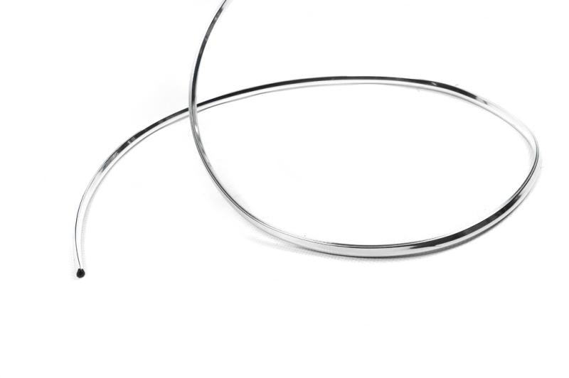 Купить Хром молдинг на метраж П-образный sal19a (1 метр, 8.5 мм)