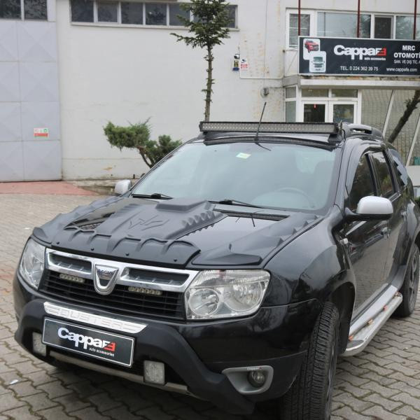 Купити Комплект накладок на капот DRAGON (3 шт) для Renault Duster 2008-2017 рр