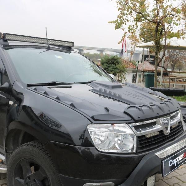 Купити Комплект накладок на капот DRAGON (3 шт) для Renault Duster 2008-2017 рр