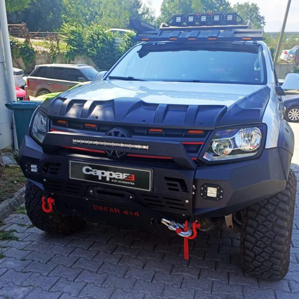 Купить Комплект накладок на капот DRAGON (3 шт) для Volkswagen Amarok 2010-2022 гг