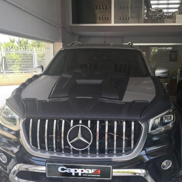 Купить Комплект накладок на капот DRAGON (3 шт) для Mercedes X class