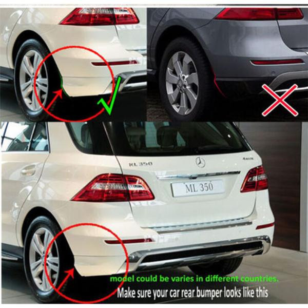 Купити Задні бризковики для ML W166 (бампер AMG) для Mercedes GLE/ML сlass W166