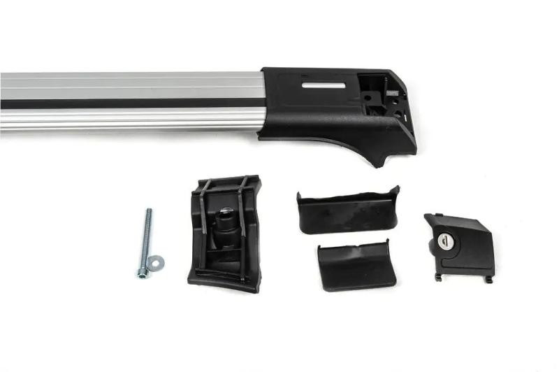 Купити Багажник (поперечини) на звичайні рейлінги Skybar V1 (2 шт) до 140 см, Сірий для Toyota Land Cruiser Prado 250