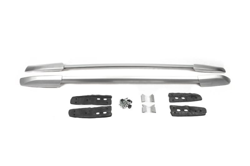 Купить Рейлинги оригинальный дизайн Grey (2 шт) для Toyota Highlander 2008-2013 гг