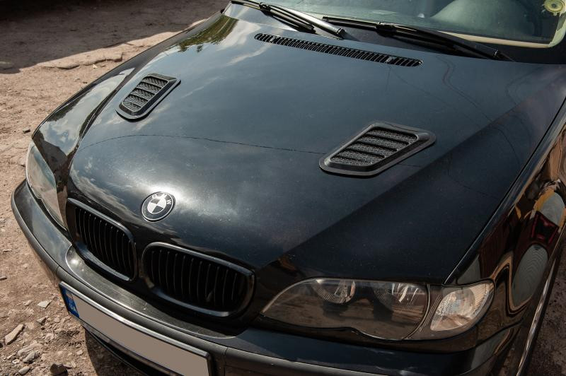 Купить Накладка на капот тип-B (2 шт, ABS)