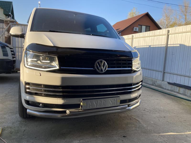 Купить Передняя двойная защита ST011 (нерж.) для Volkswagen T6