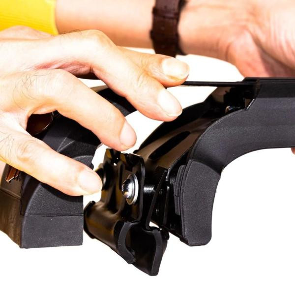 Купить Багажник (поперечины) на встроенные рейлинги Strong V2 120 см (2 шт) Черный для Volkswagen Touareg 2018- гг