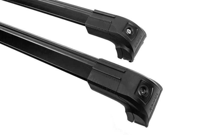 Купить Багажник (поперечины) на встроенные рейлинги Strong V2 120 см (2 шт) Черный для Volkswagen Touareg 2018- гг