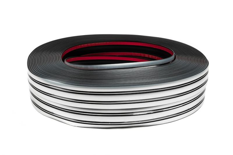 Купить Хром молдинг на метраж sal93 (1 метр, 43 мм)