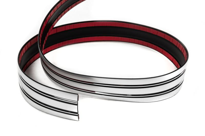 Купить Хром молдинг на метраж sal93 (1 метр, 43 мм)