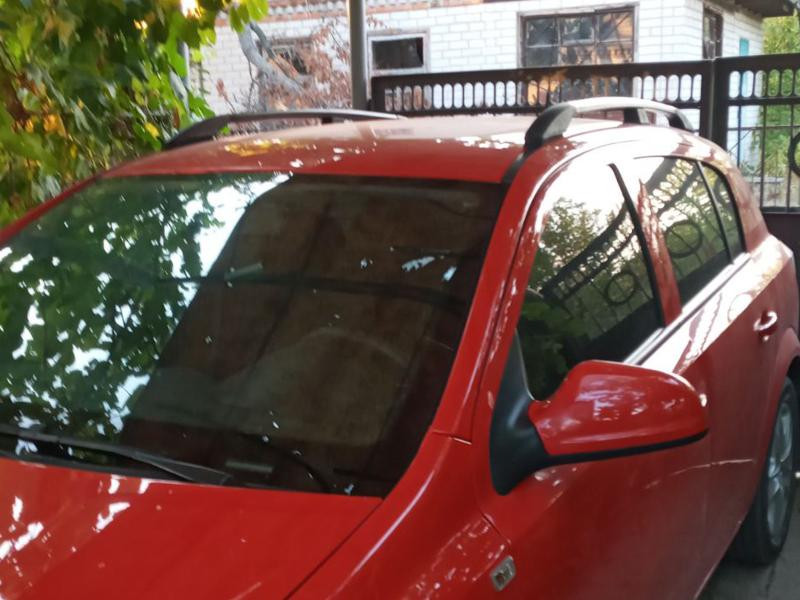 Купити Рейлінги алюмінієві (HB, чорні) для Opel Astra H 2004-2013 рр