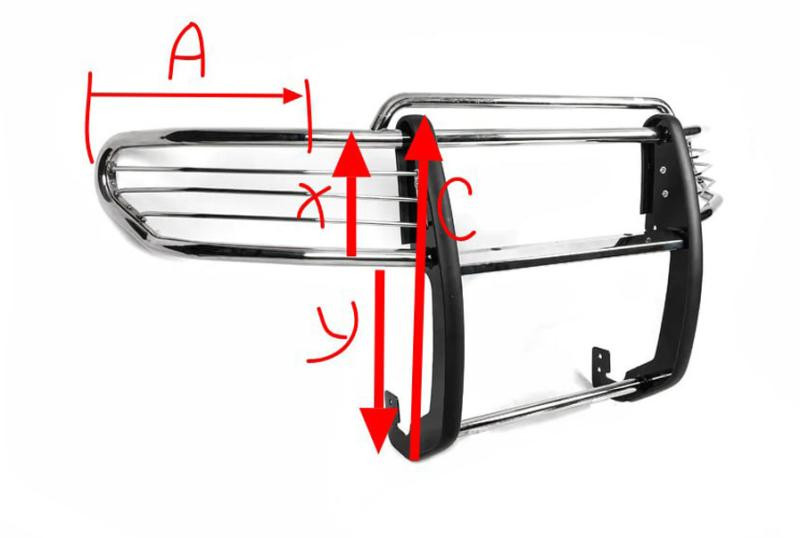 Купить Кенгурятник A098600 (нерж.) для Toyota FJ Cruiser