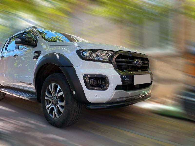 Купити Передній захист Texas для 2015-2025 (76мм, чорний) для Ford Ranger рр