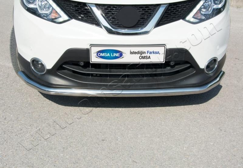 Купити Передній захист Texas для 2014-2017 (60мм, нерж) для Nissan Qashqai/Rogue Sport рр
