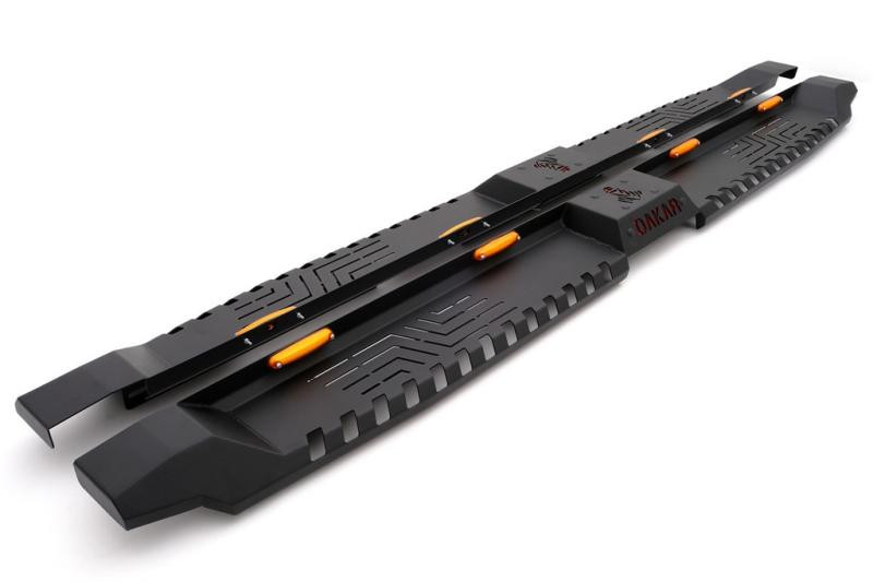 Купить Силовые пороги Dakar V2 (2 шт, металл) для Renault Duster 2018-2024 гг