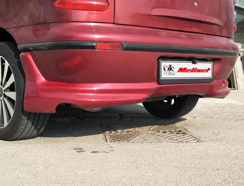 Купить Накладка на задний бампер (Meliset, под покраску) для Fiat Bravo 2008- гг