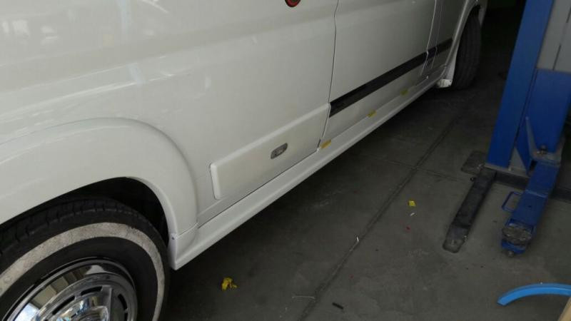 Купить Боковые пороги под покраску (Meliset) для Peugeot Boxer 2006-2025 гг