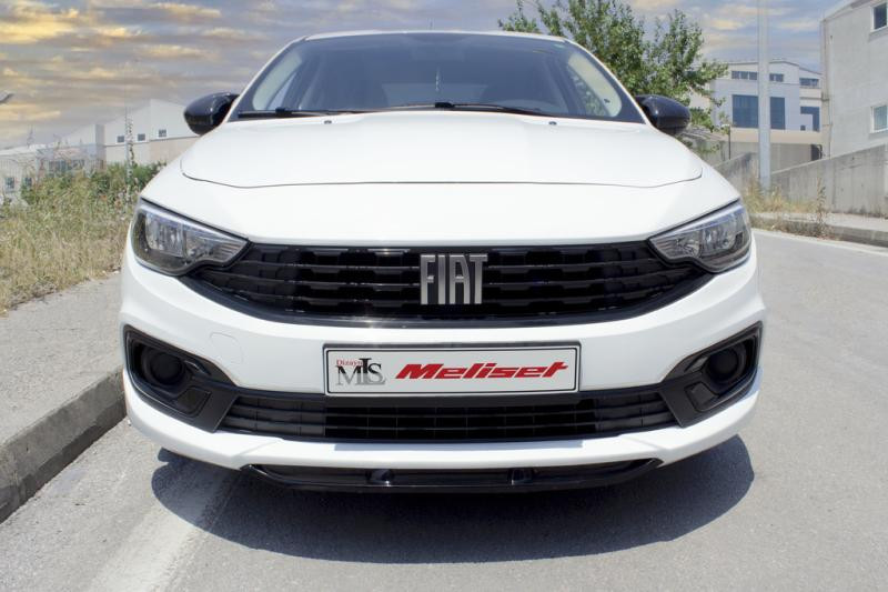 Купити Передня накладка на бампер (2021-2025, під фарбування) для Fiat Tipo 2016- рр