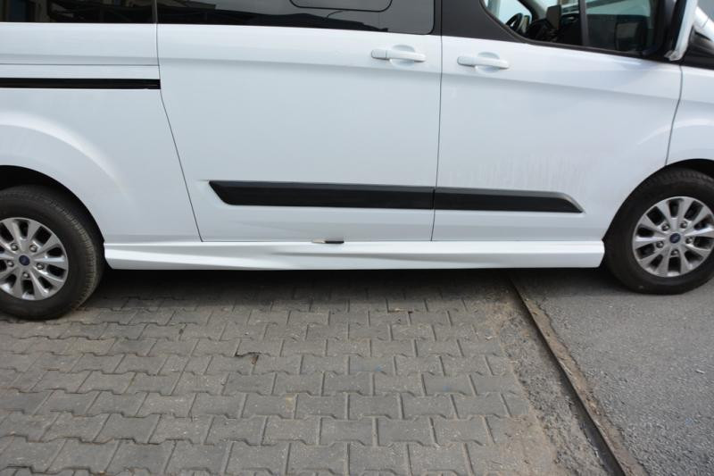 Купити Пороги (2 шт, під фарбування) Коротка база для Ford Custom 2013-2022 рр