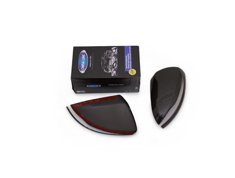 Купить Накладки на зеркала (2 шт, карбон) для Mercedes GLC X253