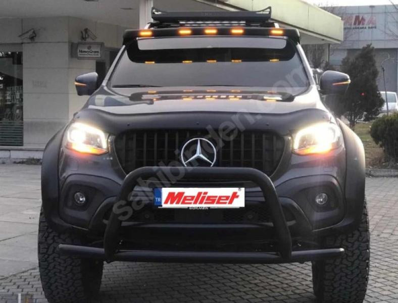 Купити Спойлер лобового скла (V3, під фарбування) для Mercedes X class