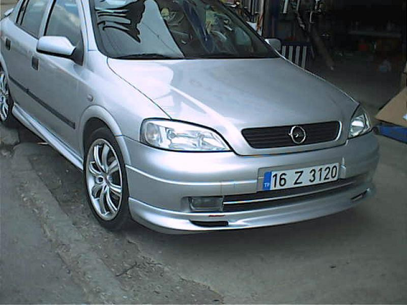 Купить Передняя нижняя накладка Sedan (под покраску) для Opel Astra G classic 1998-2012 гг
