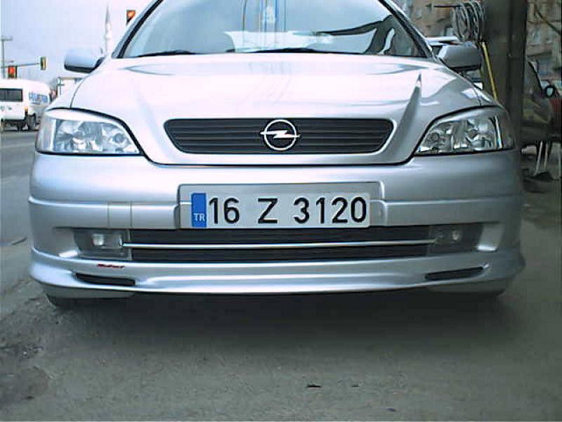Купить Передняя нижняя накладка Sedan (под покраску) для Opel Astra G classic 1998-2012 гг