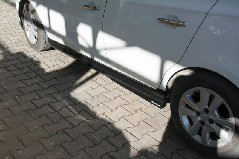 Купити Бічні пороги (під фарбування) для Opel Corsa E 2015-2019 рр