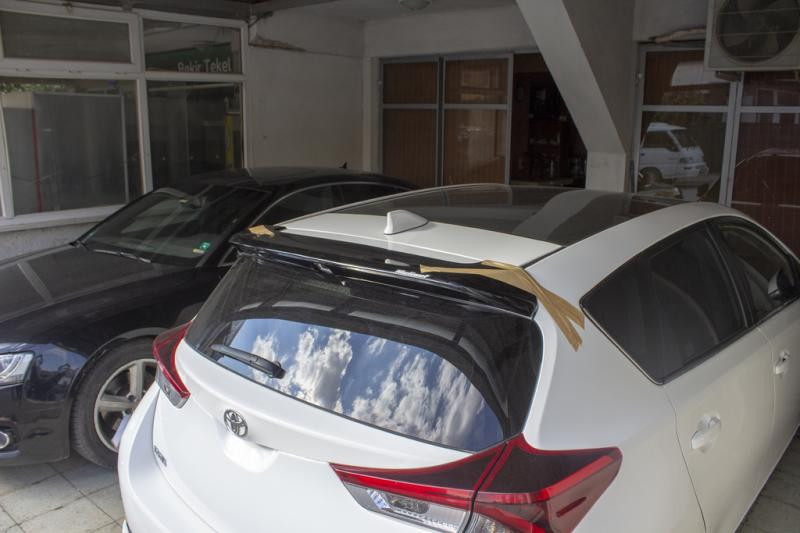 Купить Спойлер (под покраску) для Toyota Auris 2012-2018 гг