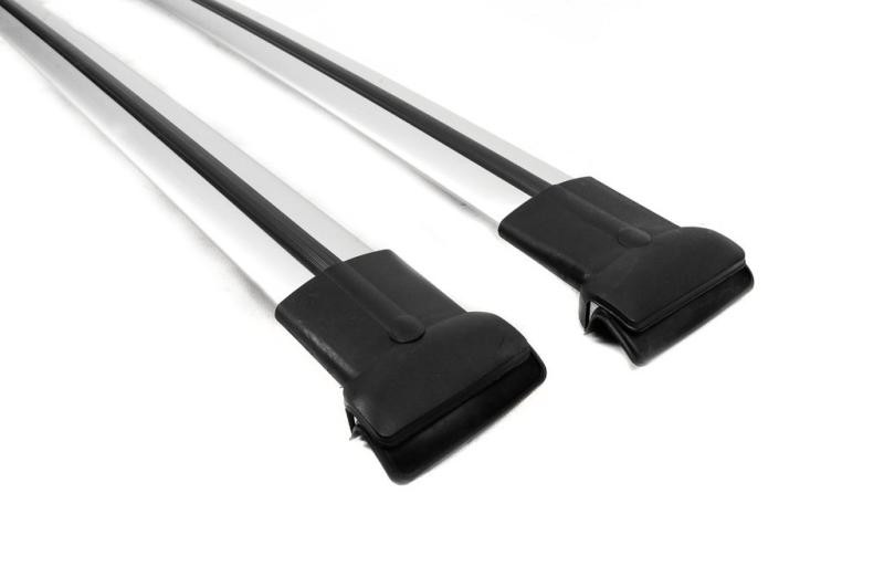 Купить Перемычки на обычные рейлинги без ключа Can V1 (2 шт) до 138 см, Черные для Toyota Land Cruiser Prado 250