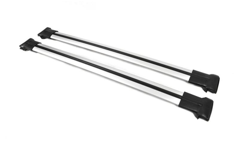 Купить Перемычки на обычные рейлинги без ключа Can V1 (2 шт) до 138 см, Черные для Toyota Land Cruiser Prado 250