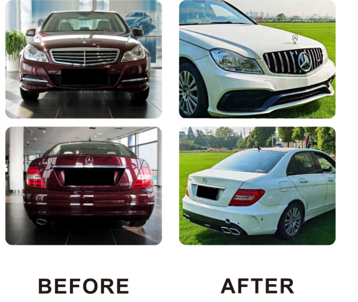 Купити Комплект обвісів в дизайні W205 для Mercedes C-class W204 2007-2015рр