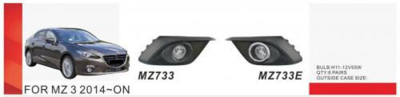 Купити Противотуманки (2 шт, галогенні) для Mazda 3 2013-2019 рр